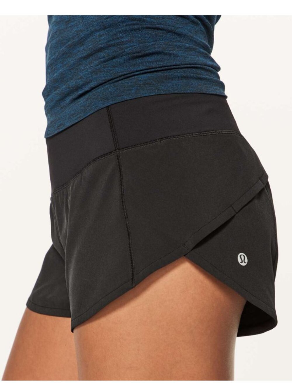 Lululemon Speed Up Short 2.5" Black Size 6